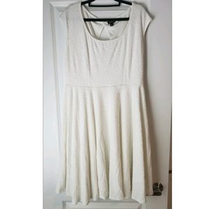 White Torrid Skater Dress